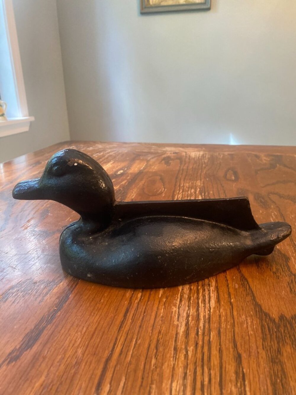 Cast Iron Duck Boot Scraper Antique Old Boot Jack